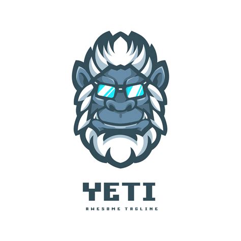 Yeti Mascot Logo Design Illustration 10437827 Vector Art at Vecteezy