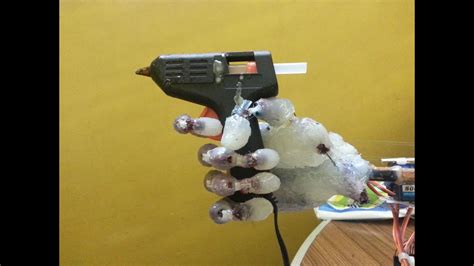 Step by step how to build a robotic hand with cheap material - YouTube