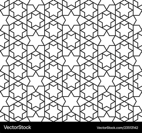 Seamless islamic pattern art Royalty Free Vector Image