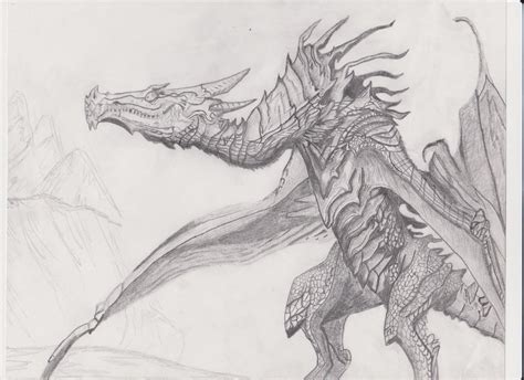 Skyrim Dragon Concept Art by Gamefreak1792 on DeviantArt