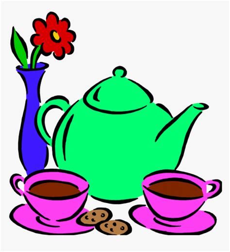 Transparent Tea Party Png - Clip Art Morning Tea, Png Download - kindpng