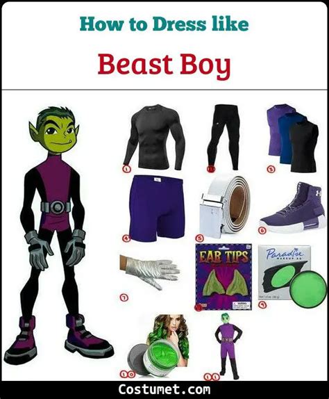 Beast Boy (Teen Titans) Costume for Halloween