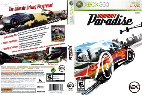 Games Covers: Burnout Paradise - Xbox 360