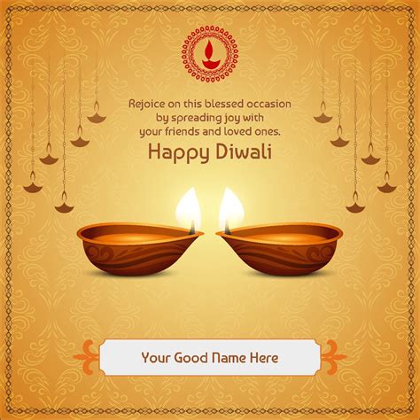 Diwali Greeting Card Maker Online | Happy Diwali Greeting 2023