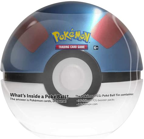 Pokemon Trading Card Game: Poke Ball Great Ball Tin (2018) | www ...