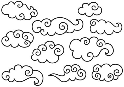 Free Chinese Clouds Vectors - Download Free Vector Art, Stock Graphics ...