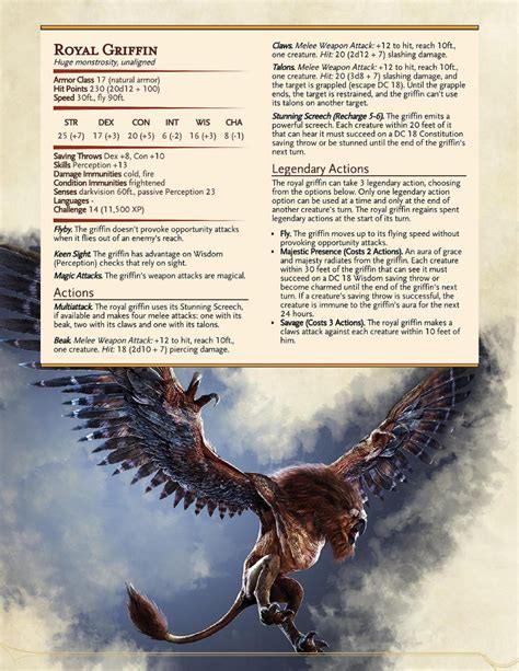 D&d 5e griffon - ultralib