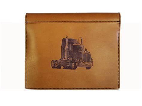 Truck Log Book Cover Kenworth 609 - UNDERHIDE LEATHER