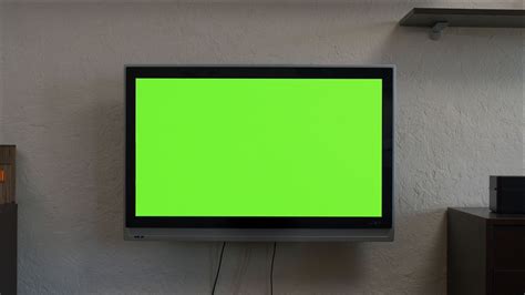 Modern television with chroma key green ... | Stock Video | Pond5 ...