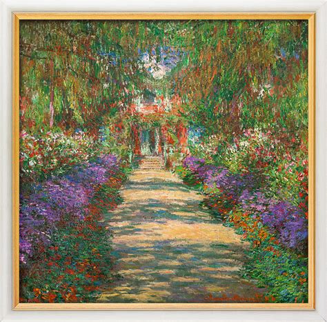 Claude Monet Garden of Giverny Painting for Sale