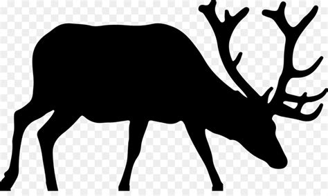 Elk Deer Silhouette Moose Clip art - deer head png download - 1024*919 ...