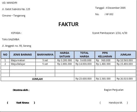 Contoh Surat Faktur Pembelian Contoh Surat Pernyataan Tanggung - IMAGESEE