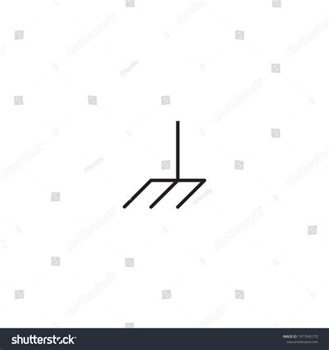 Chassis ground symbol, chassis ground icon on - Royalty Free Stock ...