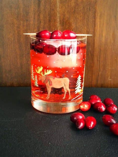 Cranberry Rum Ginger Ale - The Kitchen Magpie