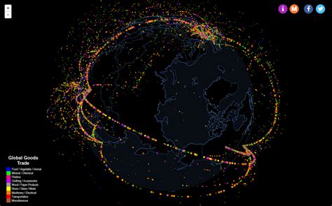 Mesmerizing map lets you visualize the flow of global trade | Canadian ...