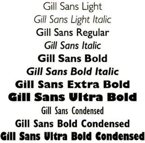 Gill sans semibold font - hoolirooms