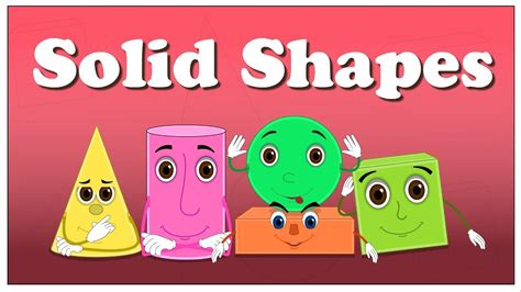 Solid Shapes for Kids | #aumsum #kids #shapes #shapesforkids #solid ...