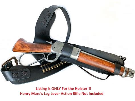 Henry 1892 Mare's Leg Lever Action Rifle Leather Holster - Mares ...