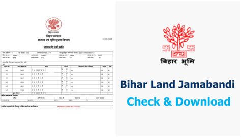 Check & Download Bihar Jamabandi/ Land Records Online (Free ...