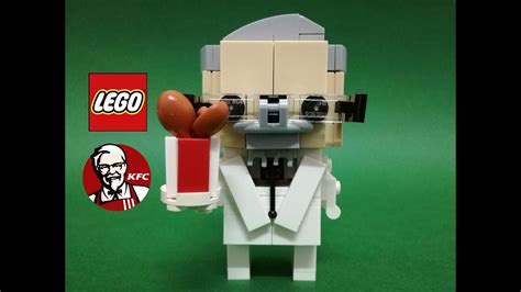 How to build Brickheadz KFC Colonel Sanders from Lego - YouTube