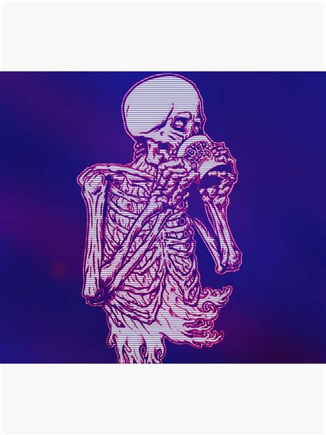 "Skeleton Drinking Coffee" Sticker by sailormoon17 | Redbubble