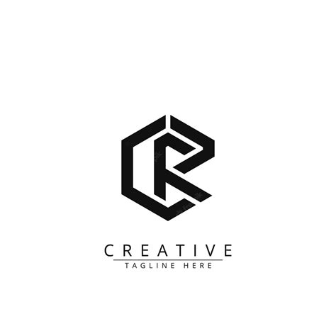 Premium Vector | Unique creative minimal CR rounded logo icon design in ...