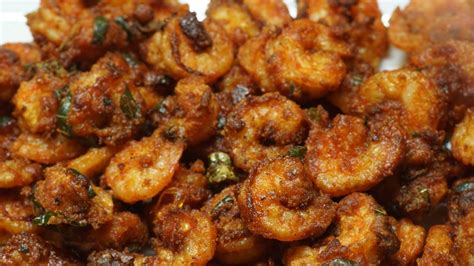 Prawns Fry Recipe | Steffi's Recipes