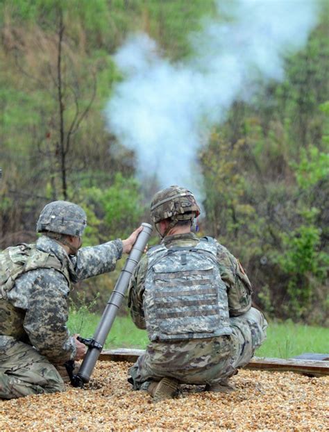 Soldiers live-fire 60mm mortar during inaugural Best Mortar Competition ...