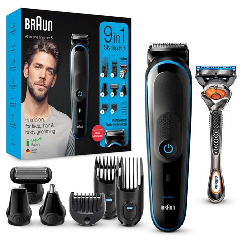 Braun 9-in-1 All-in-one Trimmer 5 MGK5280, Beard Trimmer for Men, Hair ...