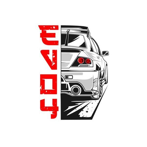 Evo 4 | kadalzdesign's Artist Shop in 2020 | Cool car drawings ...