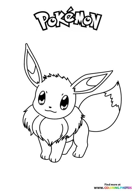 Gigantamax Eevee Coloring Page Coloring Pages