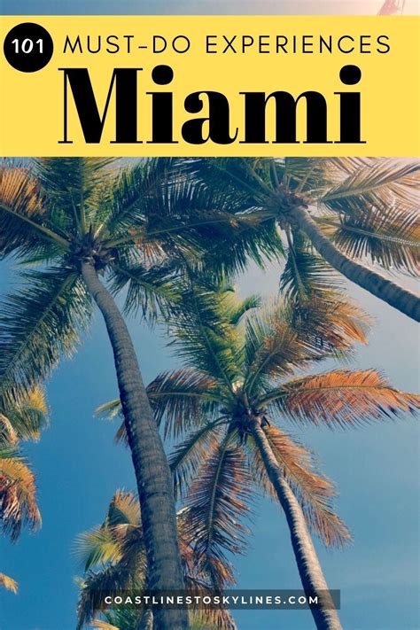 A bucket list featuring 101 things to see, eat, and do in Miami, the ...