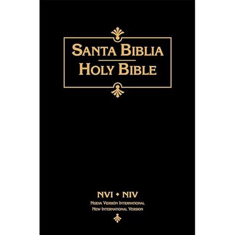 Spanish & English Bilingual/Parallel Bible ( Hard Cover) - NIV- OUT OF ...