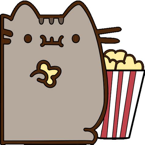 Cat Eating Popcorn Meme