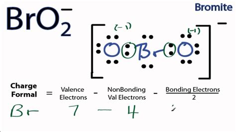 BrO2- with Formal Charges - YouTube