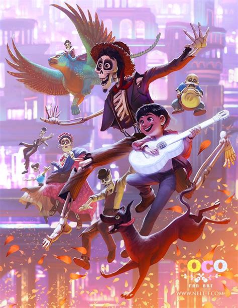 Coco Fan Art : r/Pixar