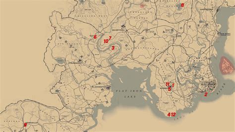 Rdr2 Horse Locations Map