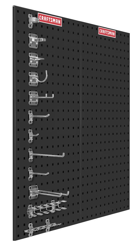 Craftsman Black Heavy-Duty Locking Pegboard System