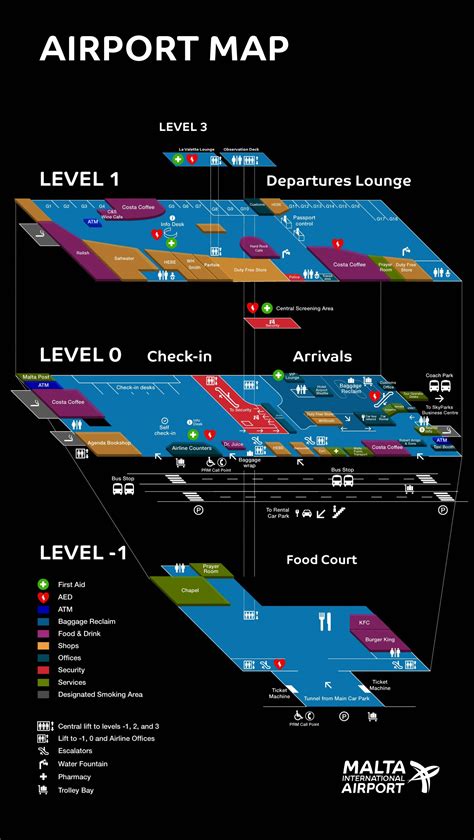 MIA_Map_Check-in_COVID_V2 - Malta International Airport - Malta ...