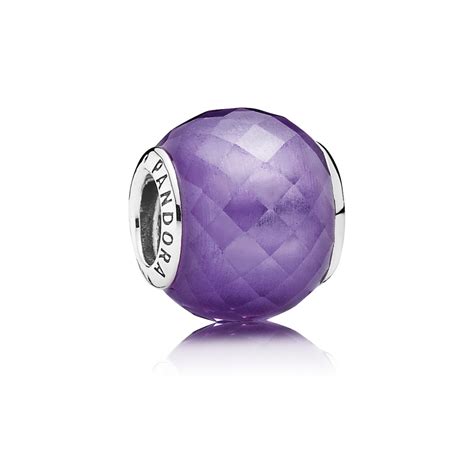 Pandora Petite Facets Charm, Purple CZ 791499ACZ, Pandora Charms ...