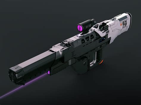 Sci-fi Rifle, Giuseppe Bufalo on ArtStation at https://www.artstation ...