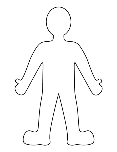 Printable Person Template | Free PDF Download