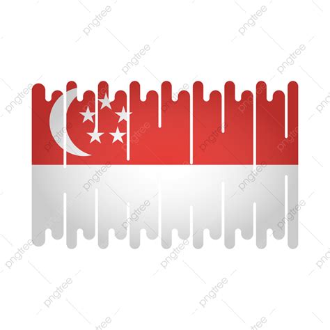 Gambar Desain Vektor Png Bendera Singapura, Singapura, Bendera, Png PNG ...