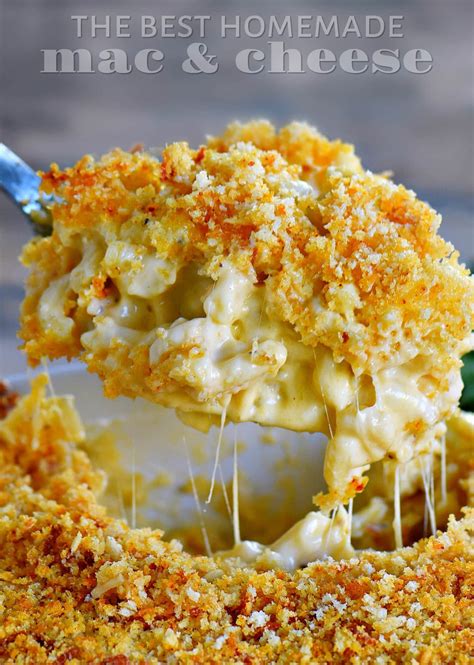 Baked Mac And Cheddar Cheese Recipe | Dandk Organizer