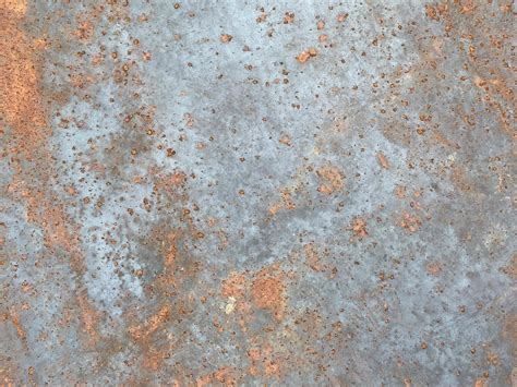 Rusty old iron red scratched metal corrosed sheet surface background ...