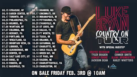 Luke Bryan to bring 'Country On Tour' to Darien Lake