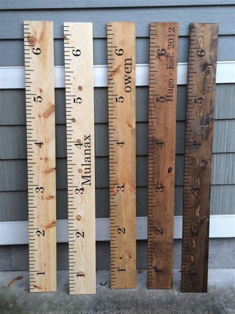 Wood Ruler Growth Chart | Wood growth chart ruler, Growth chart ruler ...