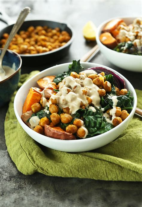 Sweet Potato Chickpea Buddha Bowl | Minimalist Baker Recipes