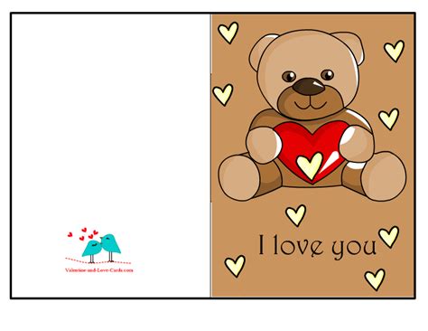 Free Printable I Love You Cards - Cliparts.co