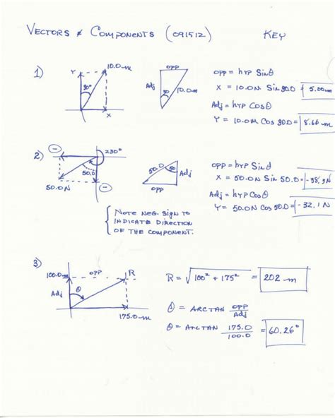 Adding Vectors Worksheet With Answers - Math Worksheets Printable